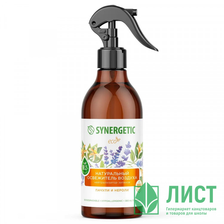 Освеж. Synergetic 380 мл Пачули и нероли арт.900003 (ст.6)
