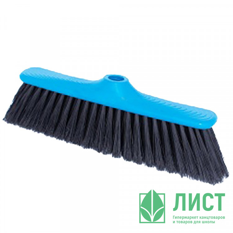 Щетка для пола пластиковая с черенком  Нова