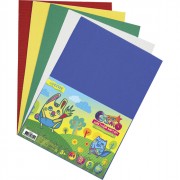 Цветной картон гофрированный А4 05 листов 05 цветов (deVENTE) немелованного 180 г/м арт 8040515
