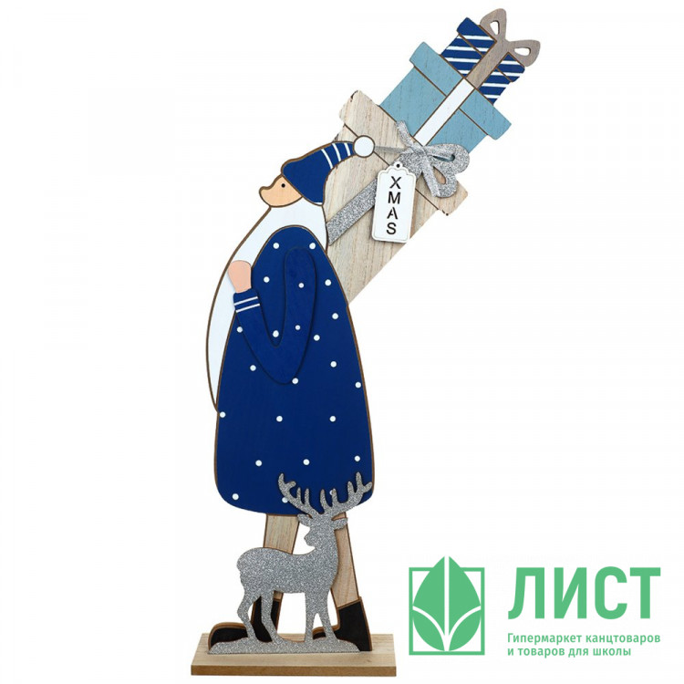 Статуэтка декоративная "Дед Мороз" 31см арт.396-783