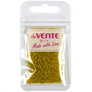 Бисер круглый 2мм 10гр deVENTE металлизированный желтый арт.8001355