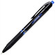 Ручка шариковая автомат (Flair) карбоновый корпус,  резиновый упор "CARBONIX" синяя, игла 0,7мм арт.F-1364/син (Ст.50)