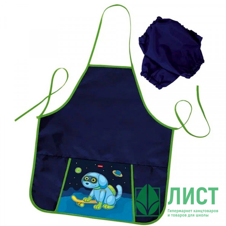 Фартук для детского творчества (Hatber) с карманом Cosmo Dog арт. NFn_27094