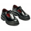 Туфли для девочки (ШАГОВИТА) черные верх-натуральная кожа лак подкладка-натуральная кожа размерный ряд 32-37 арт.23СМФ 63302 - 