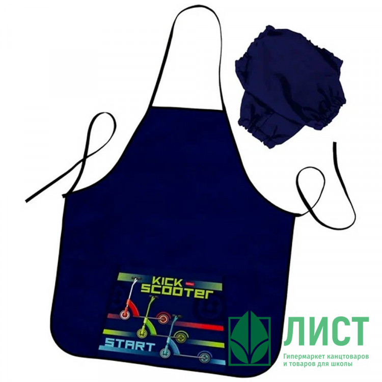 Фартук для детского творчества (Hatber) с карманом Твой самокат арт. NFn_27095