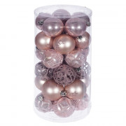 Набор шаров 06см 30шт/наб. "Нежность" цв.розовый/пудровый арт.722929
