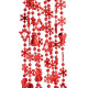 Украшение декоративное "Бусы" 2м красный арт.556-262