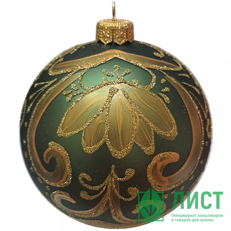 Шар стекло 06,5см "Графика 67" п/у арт.КУ-65-224292