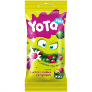 Драже "Yota" хрустящий шарик со взрывной карамелью кислый лайм/клубника 50гр арт.КАХ205