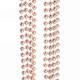 Украшение декоративное "Бусы" шарик средний 2м розовое золото арт.556-264