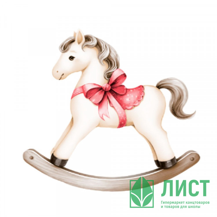 Салфетки бумажные 20*20см 2 слоя 20шт/уп. Bouquet "Лошадка" арт.25494