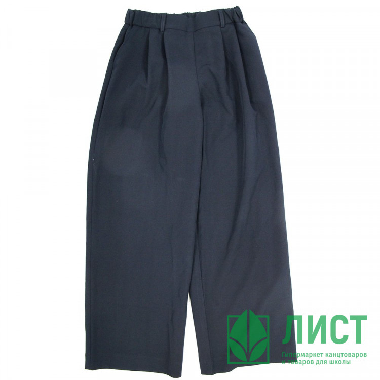 Брюки для девочки (Калинка) артикул ДП-4520-Ш23 размер 30/122-38/152 цвет синий