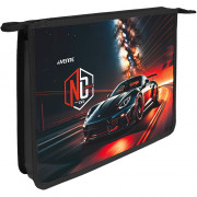 Папка школьная для тетрадей А4 на молнии (deVENTE) No Limits с покрытием из фольги с конгревным тиснением арт.8056583