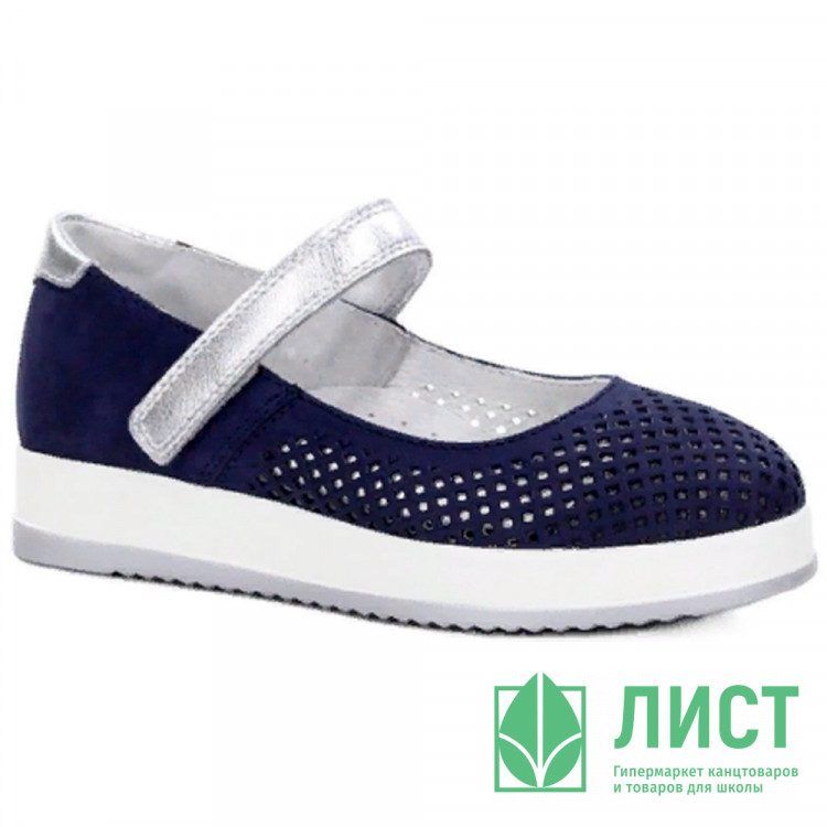 Туфли для девочки (Marko) черные верх-натуральная кожа подкладка-натуральная кожа размерный ряд 32-37 арт.0641041