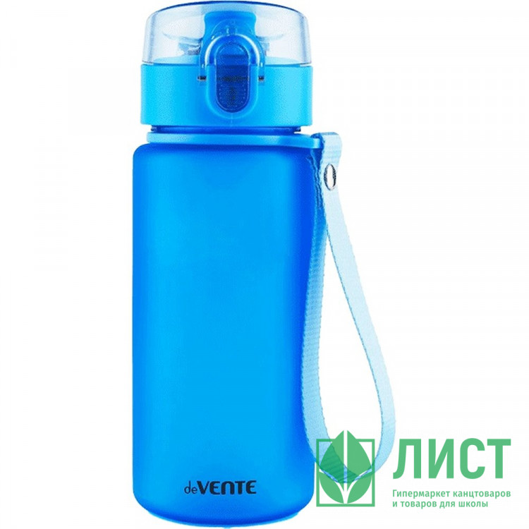 Бутылка 400 мл deVENTE матовая голубая арт.8090326