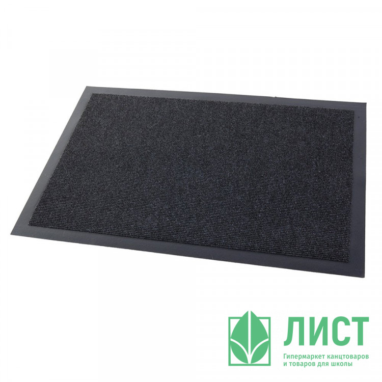 Коврик влаговпитывающий (400х600 мм) на резиновой основе "EKSPO" черный