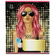 Тетрадь 18 листов клетка (TIK TOK GIRL) арт.NS-18-81796-TT