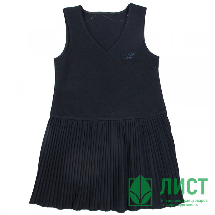 Сарафан для девочки (Калинка) арт.ДТ-4518-Ш23 размер 30/122-38/152 цвет синий