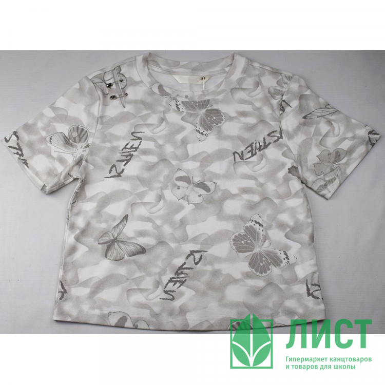 Футболка для мальчика арт.Deloras 22532 размерный ряд 34/134- 44/164 цвет молочный