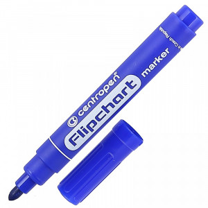 Маркер CENTROPEN Флип-чарт (FLIPCHART) ВО круглый 2,5мм синий арт.8550/1С