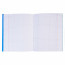 Тетрадь 18 листов клетка (Hatber) Синяя пластиковая обложка арт.18Т5В1 - 