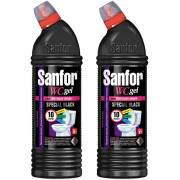 Чистящее средство для сантехники Sanfor 750г WC гель, Special black арт.1896 (Ст.15)
