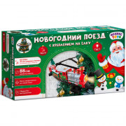 Железная дорога на елку подсветка,звук.эффект. арт.1002232