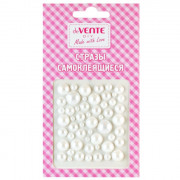 Наклейки-стразы акриловые (deVENTE) Жемчужный микс белый арт. 8004039