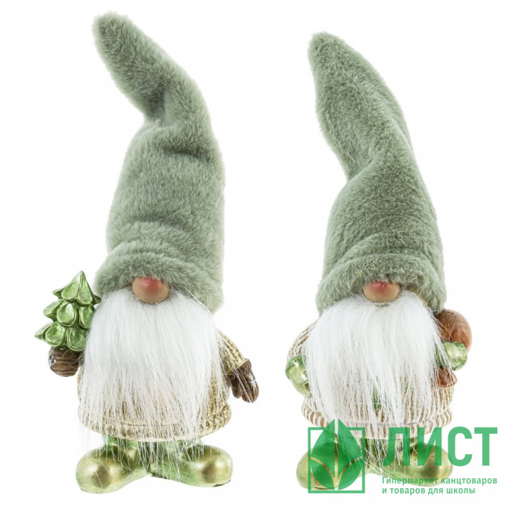 Статуэтка декоративная "Гном" 10см 2 вида арт.805030