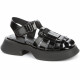 Сандалии для девочки (KEDDO) цвет черный верх-искусственная кожа подкладка-искусственная кожа артикул 537268/01-01