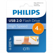 Флеш накопитель 4GB PHILIPS CITI2.0, USB 2.0