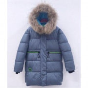 Куртка зимняя для девочки (MULTIBREND) арт.dux-290-4 цвет синий