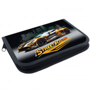 Пенал 1 отделение с откидной планкой (ОНИКС) ПКТ 07-20  Street race 190х130мм полиэстер арт.87655