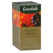 Чай Greenfield 25пак. Festive Grape черный с виноградом,гибискускусом,шиповником,яблоком