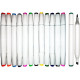 Маркеры для скетчинга двусторонние (deVENTE) Emotion 12цветов кисть пластиковая упаковка арт.5044110
