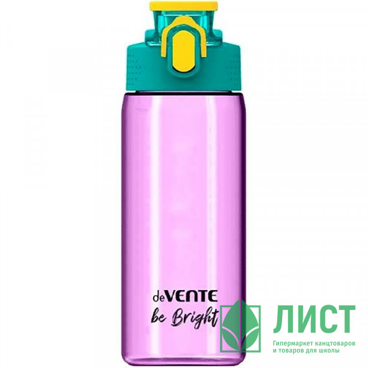Бутылка 800мл deVENTE "Gradient" пластик бирюзово-розовая матовая арт.8090240