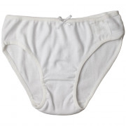 Трусы для девочки арт.4151D4 размер 36/146-152 (10/11) цвет белый 100% хлопок
