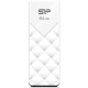 Флеш диск 64GB USB 2.0 Silicon Power Ultima U03 белый