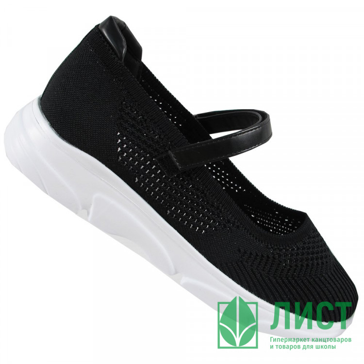 Туфли для девочки (FESS) черный верх-текстиль подкладка-натуральная кожа артикул FL-RL80115TD-4