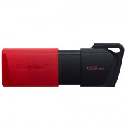 Флеш диск 128GB Kingston DataTraveler Exodia M, USB 3.2  черный/красный