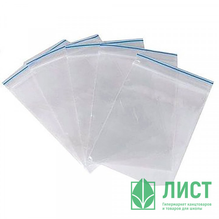 Пакет с замком (Zip Lock гриппер)  60*80мм, комплект 100штук в упаковке (Ст.36)