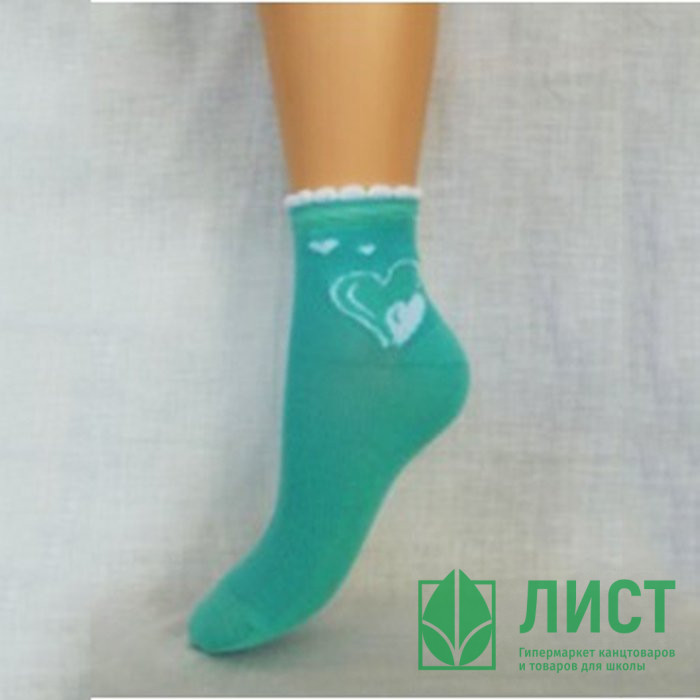 Носки детские арт.3с24 размер 14-24 хлопок 80% полиамид 18% эластан 2% цвет ассорти для девочки (Юстатекс)