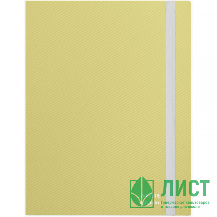 Папка на резинке А4 65мм пластик 0,35мм оливковый deVENTE sigNATURE  арт.3070501