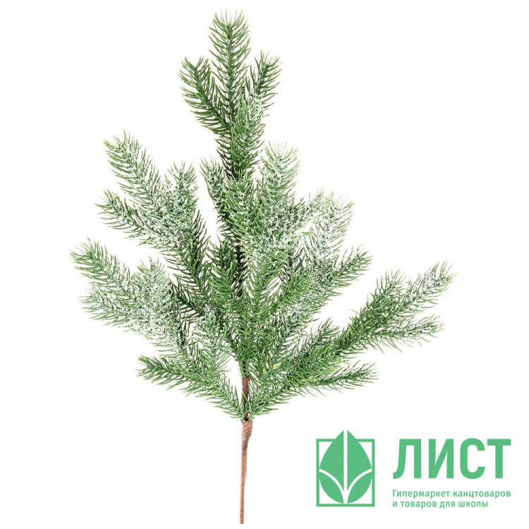 Украшение декоративное "Ветка. Хвоя пластик" 62см цв.зеленый арт.227-523