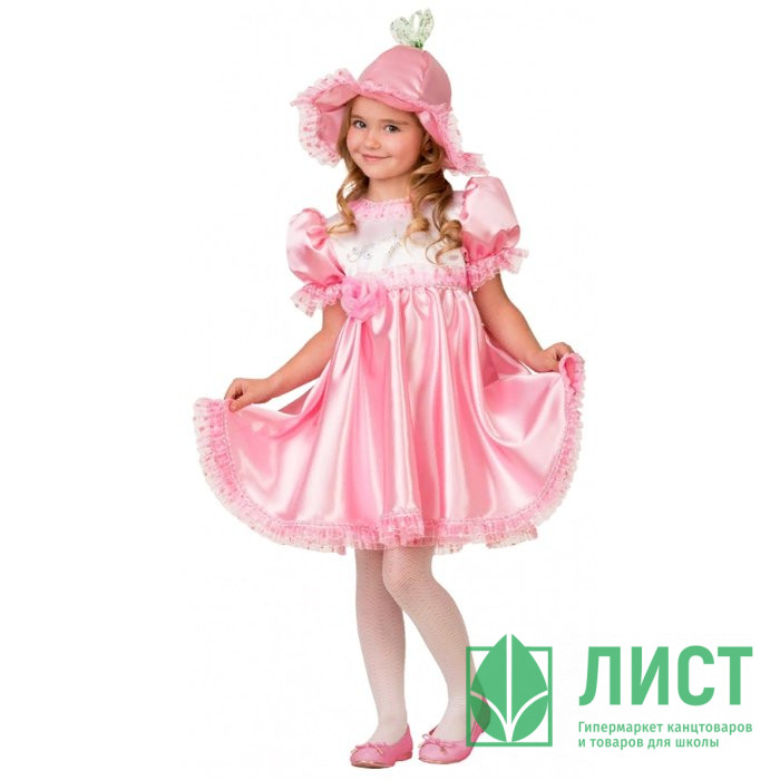 Костюм Д (СКАЗКА) Дюймовочка (платье,шапка) р.26/104-34/134 ткань арт.7043