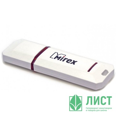 Флеш диск 8GB USB 2.0 Mirex Knight белый Флеш диск 8GB USB 2.0 Mirex Knight белый