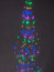 Гирлянда электрическая для дома нить 02м 200LED "Хвост кометы" цвет мульти (светлый провод) арт.YS-185 - 