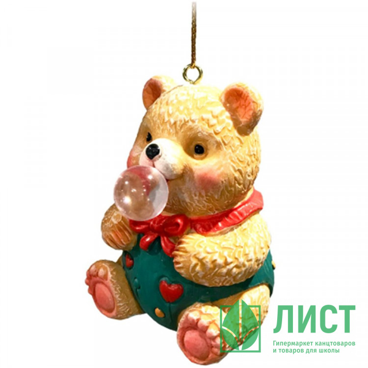 Украшение декор.подвеска фигурка "Сладкоежка. Мишка" 06,5см арт.95520