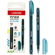 Ручка капиллярная "deVENTE. Ecoline d=0,4 мм, круглый корпус, черная арт.5060301 (Ст.10/120)
