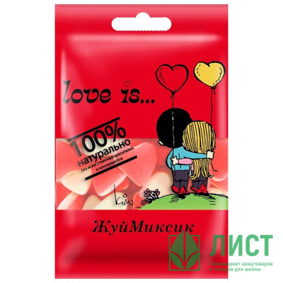 Жевательный мармелад Love Is ЖуйМиксик Вишня-Лимон 20гр (Ст.20) Жевательный мармелад Love Is ЖуйМиксик Вишня-Лимон 20гр (Ст.20)